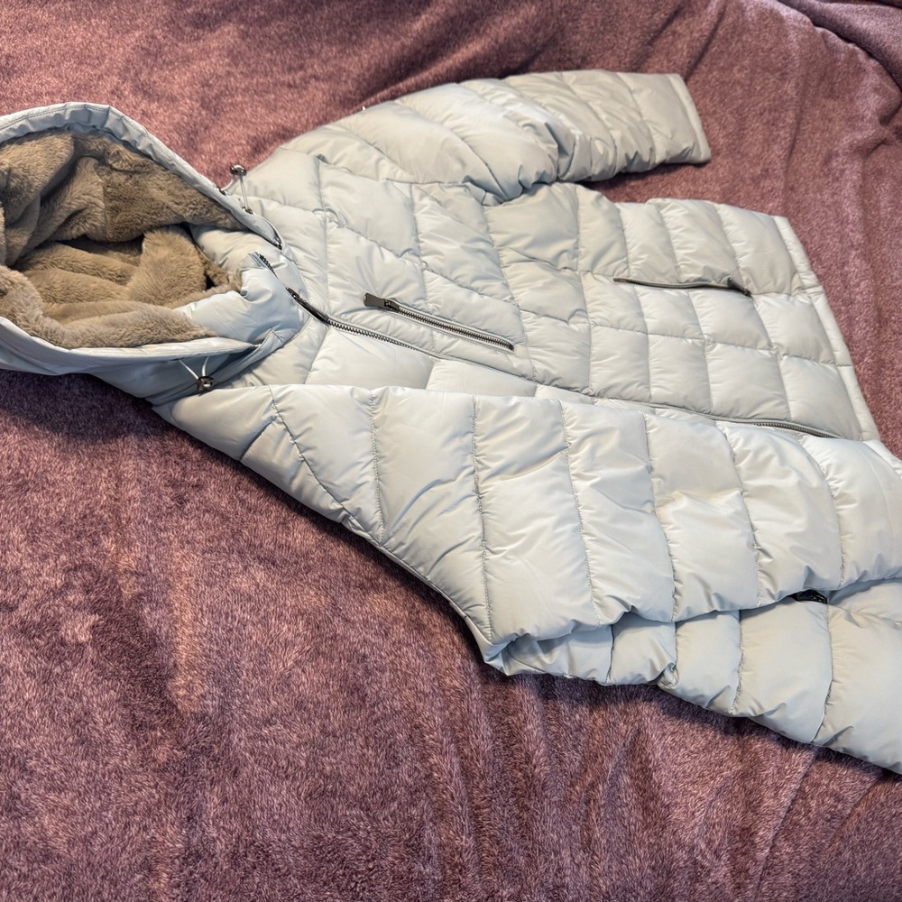 Calvin Klein Blue Puffer Jacket